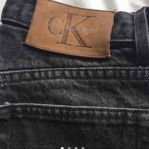 vintage calvin klein black shorts